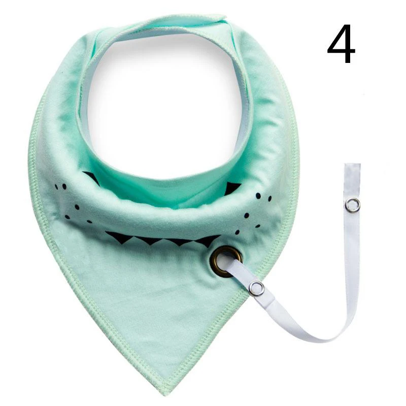 wholesale Multi-function cartoon triangle cotton baby bibs