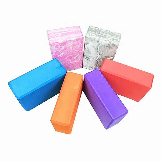 Yoga Block Producer Single Color EVA Foam Yoga Pilates Block For Fitness