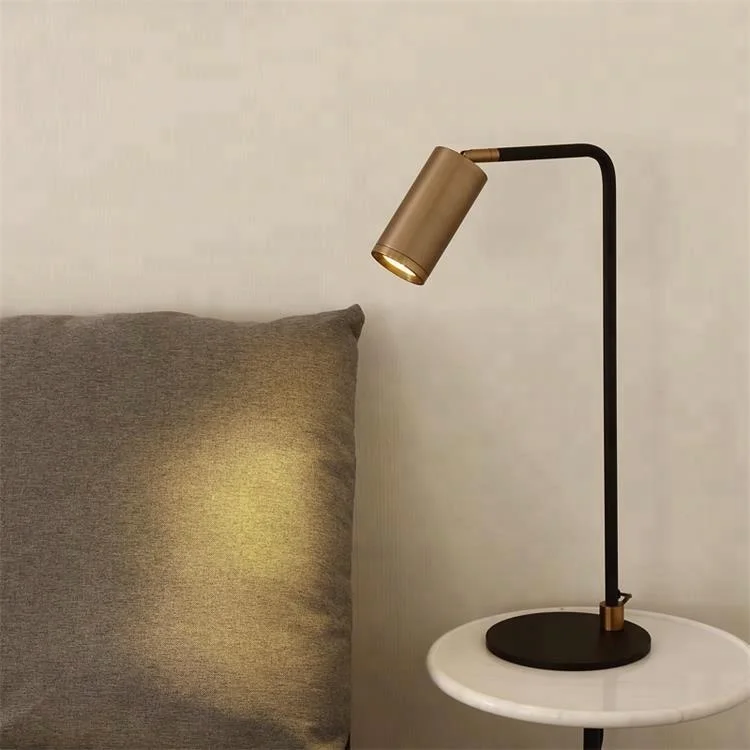 
Home Hotel Office Side Table Light Clear Metal Lamps Metal Table Lamp 