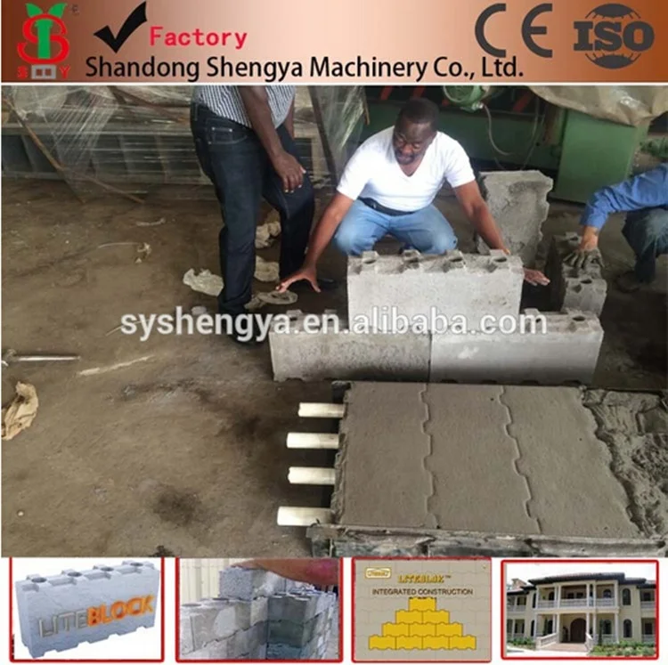 Cellular Lightweight Concrete Blocks Mould, eco lite CLC block mould, foam generator for sale