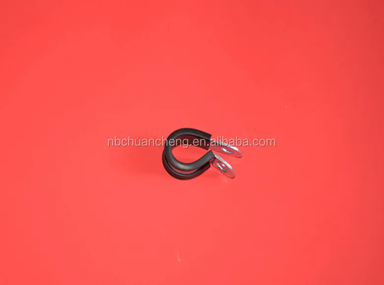 
1Inch Stainless Steel Cable Clamp,Rubber Cushioned Insulated Clamp 
