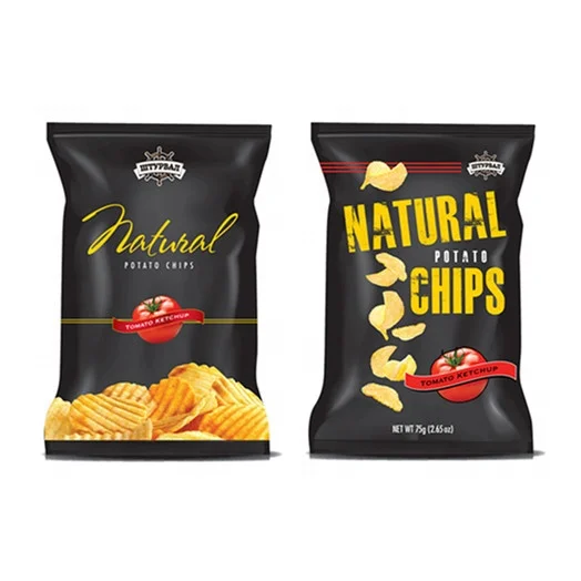 Упаковочный материал для картофельных чипсов с фольгой пакет оптом