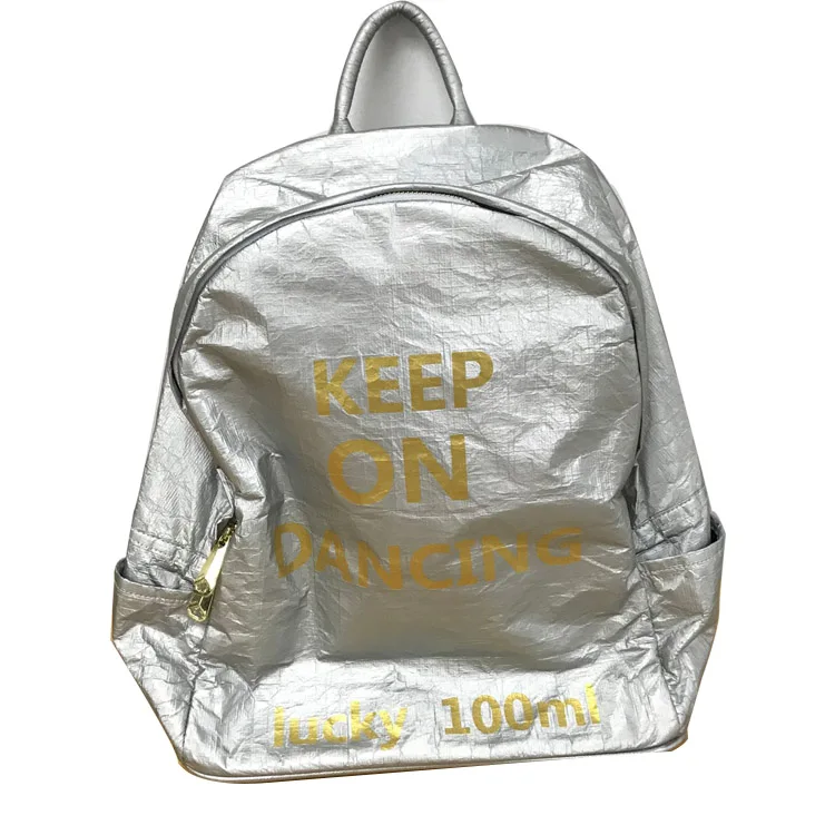 Men foldable custom waterproof travel tyvek backpack