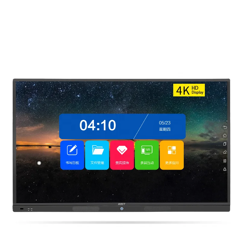 LED Interactive Flat Panel Displays Panel 65 75 86 inch for Smart Classroom
