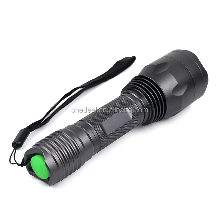 Jialitte F138 Hunting Tactics 3 Crees Fishing Torch 470nm Blue Light LED Flashlight