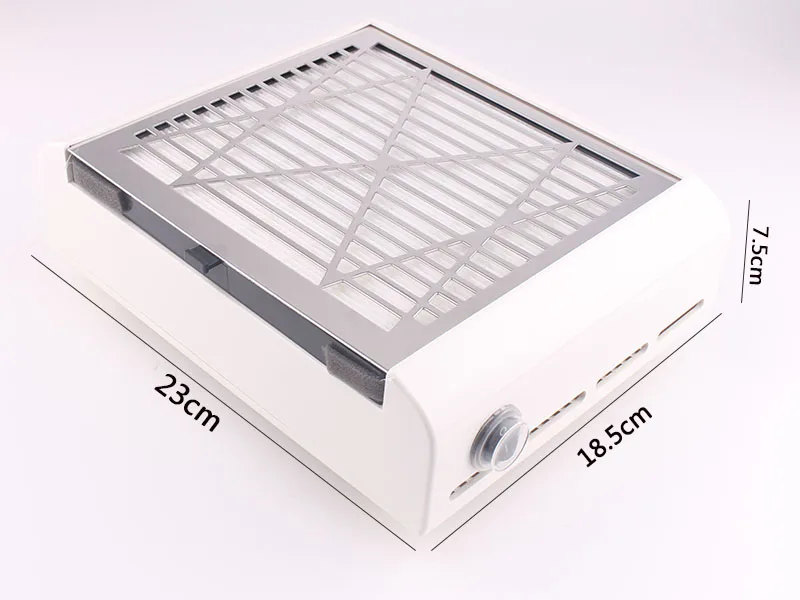 2018 New Design Japan Nail Cleaner Table Extractor  Strong Power 40W Vacuum Cleaning Nail Dust Collector