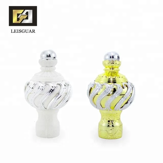 Hot Sales Curtain Rod End Caps Modern Decorative Curtain Finials