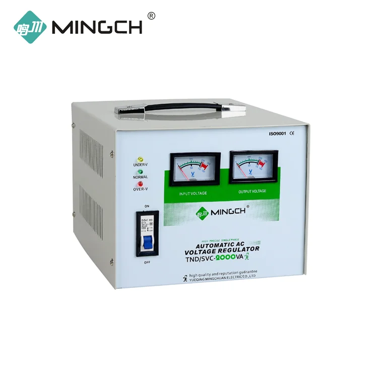 MINGCH Servo Motor TND Series Ac Automatic Power 10K 5K 3kw Voltage Regulator