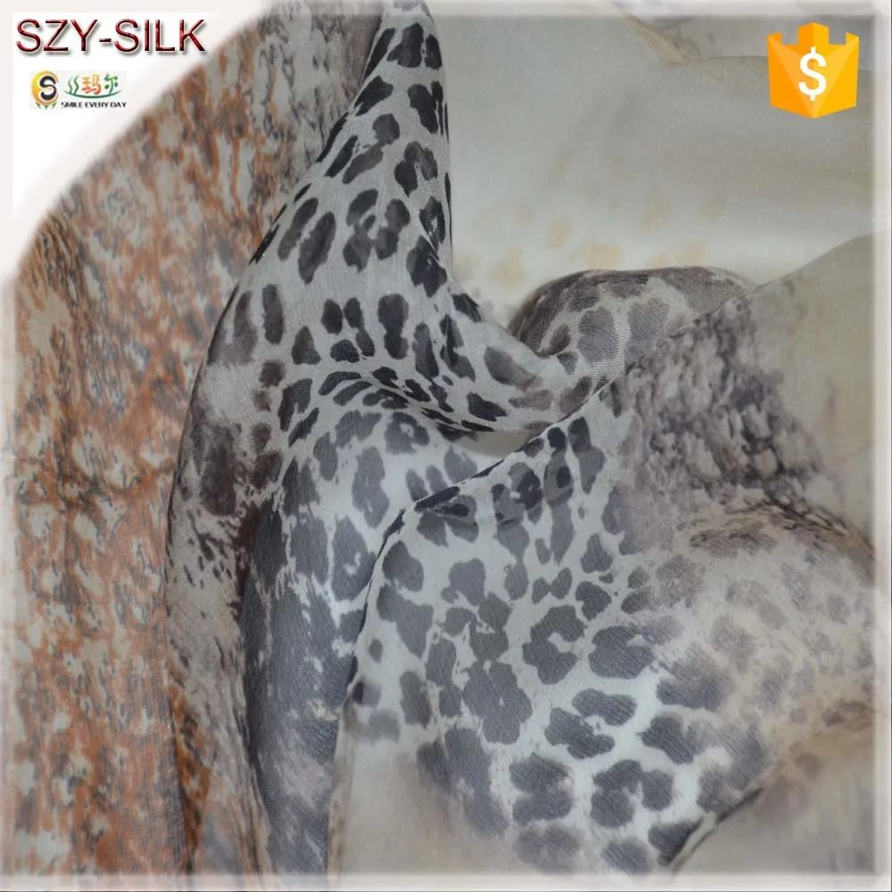 Ladies Georgette Tops 8mm printed silk georgette fabric for georgette frock