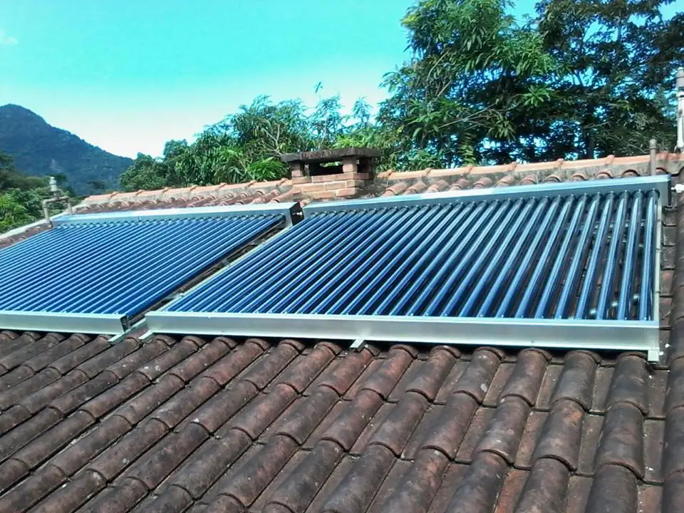 BABYSUN evacuated tube solar manifold collector, colector tubo de vacio