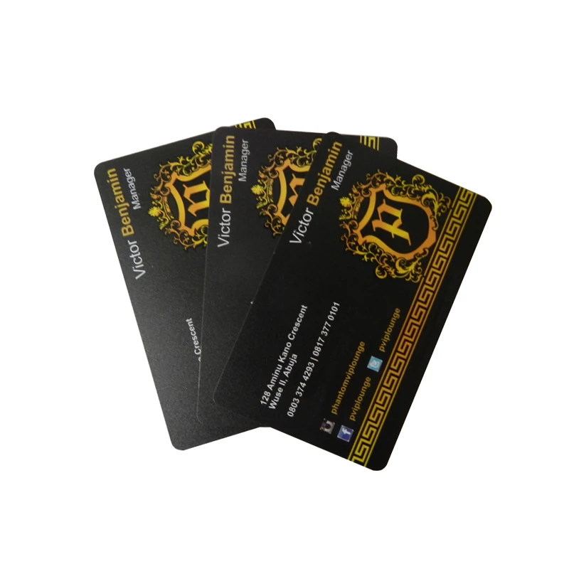 China manufacturer cheap pvc visa card printing