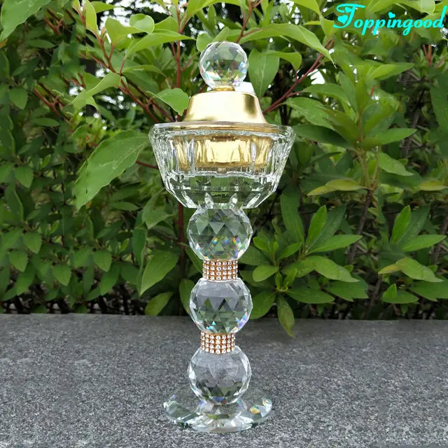 Crystal Cut Bakhur Bakhoor Burner Incense Arabian Eid Ramadan Islamic Gift