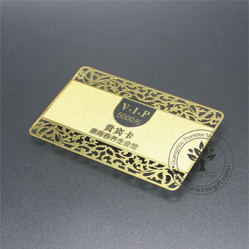 
Thanktree cheap custom gold plated metal nameplate with black letter printing 