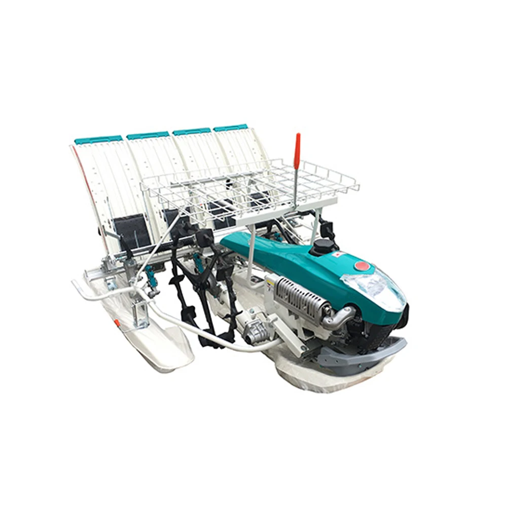 Agricultural Equipment Rice Planting Machine High Speed 4 Rows Rice  Transplanter
