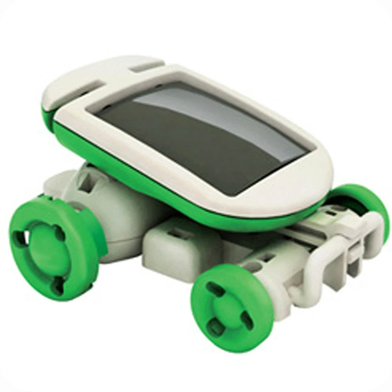 Многофункциональная детская Развивающая игрушка «сделай сам» 6-в-1 на солнечной батарее, креативная ручная работа для детей