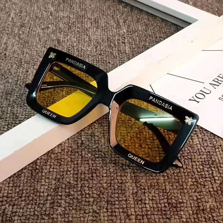 GUVIVI New&CE Made in China Bee Sunglasses square kids Trendy custom sunglasses UV400