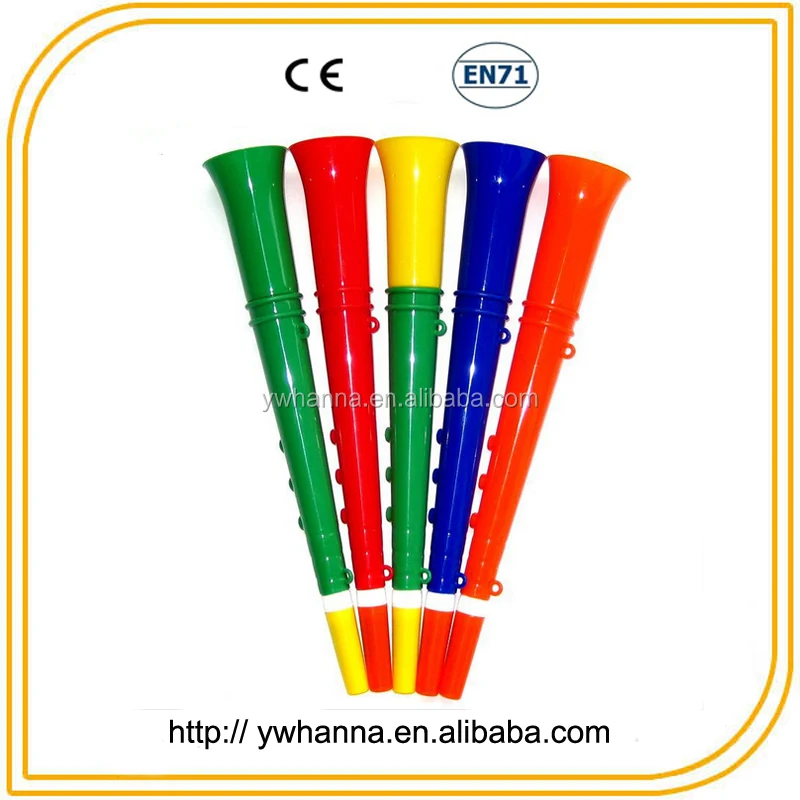 
baby shower party long plastic fan horn/plastic cheerleading horn/sports fan horn 