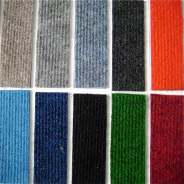 polyester needle punched antislip rib carpet tiles for office floor carpet
