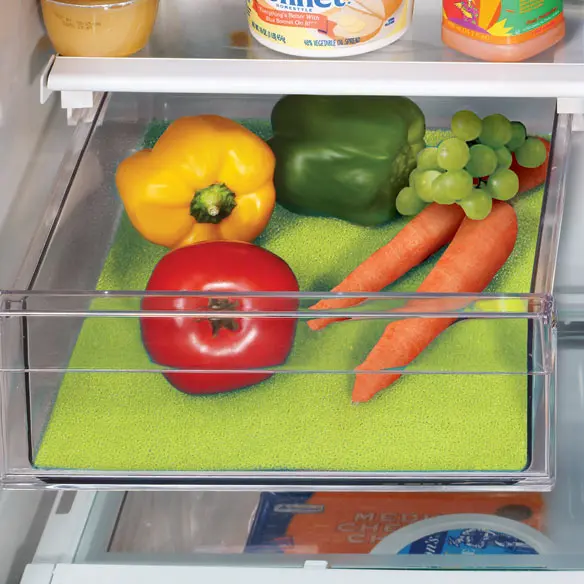 
Foam Fridge Shelf Mat & Refrigerator Drawers Liner For Food Life Extender 