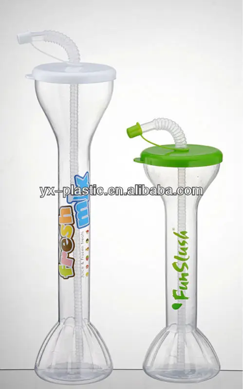 15oz 450ml plastic long Slush Yard drink Cup
