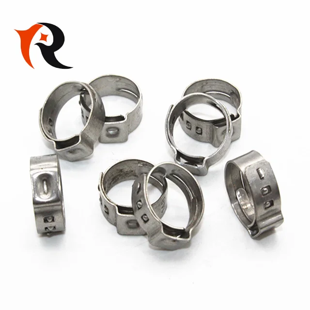 Adjustable Single Ear O Ring Clips For Hydraulic Fuel Hose