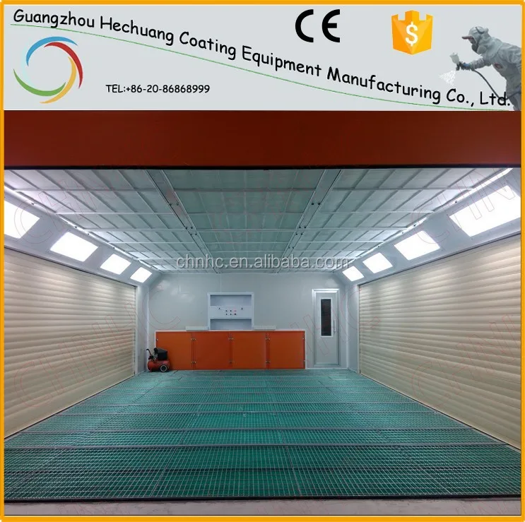 Hight quality ODM design spray paint booth line with rolling door