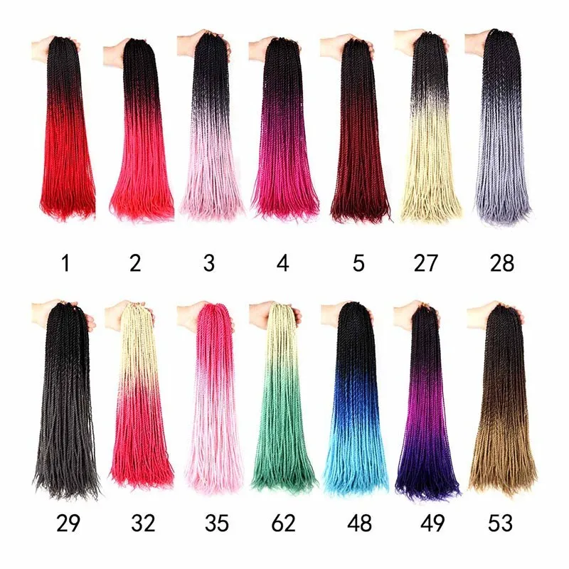 100g-165g synthetic ombre jumbo hair braid synthetic jumbo hair braid