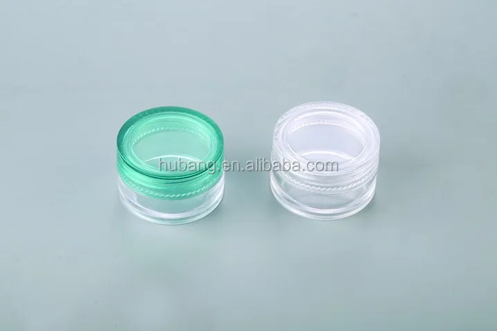 Оптовая продажа дешевые круглый 3 мл PS пластик пустой тени для век чехол