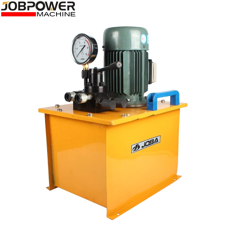 wrench jack small mini high pressure test portable driven 700bar motor with 24v power steering 220v  hydraulic electric pump