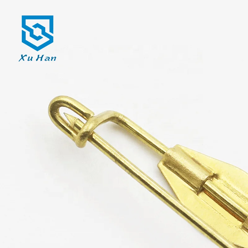 Factory direct sales high quality copper safety pins for badges