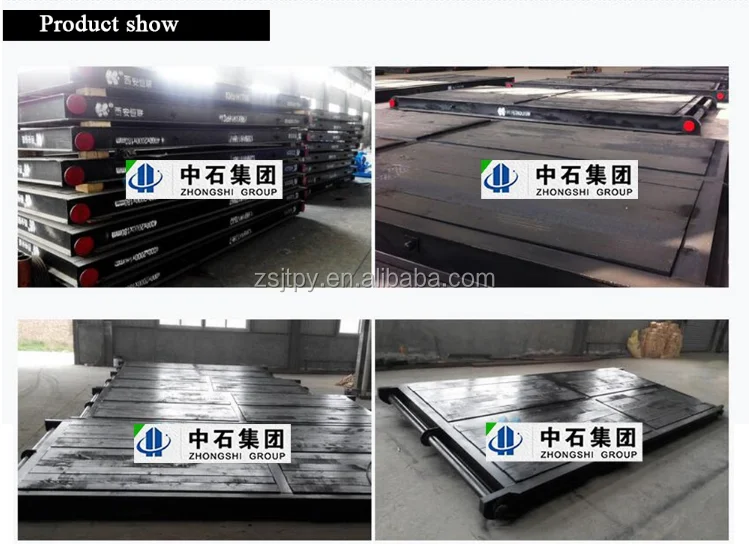 oilfield Steel and wood drilling rig mat