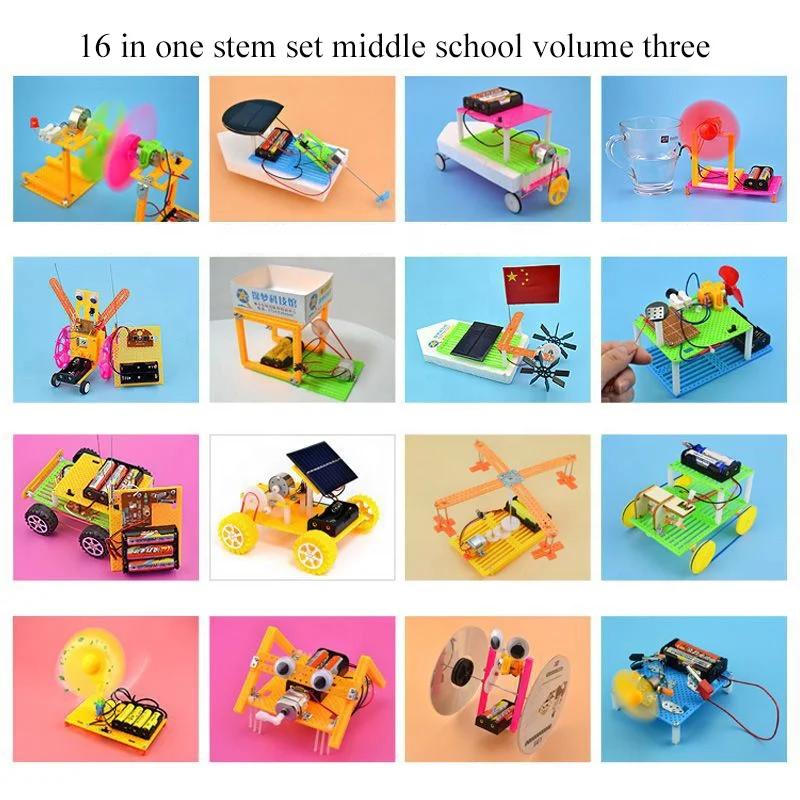 DIY Barbecue making robot kids eco friendly toys tin can robot