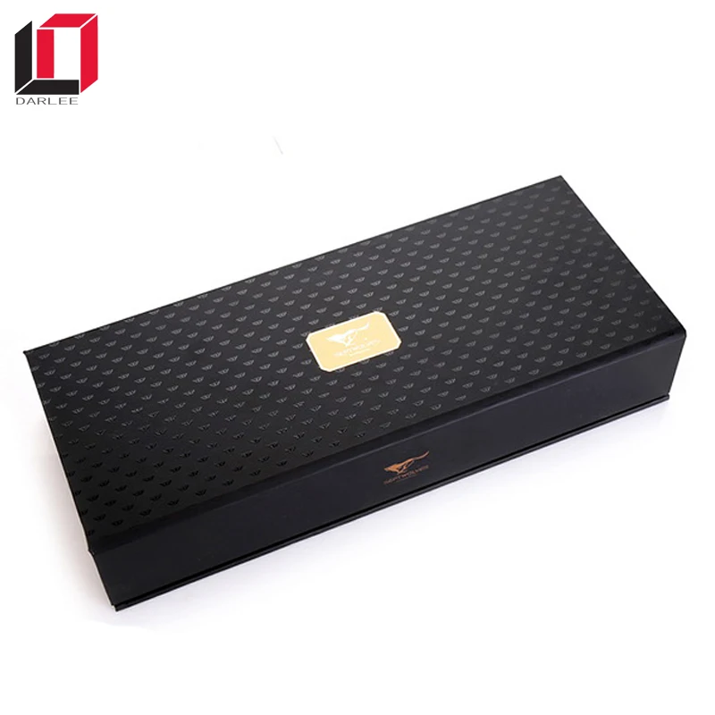 Custom logo printing book shaped belt packaging box