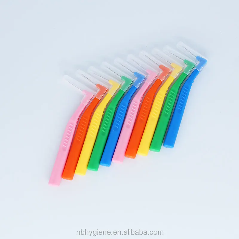 
L Shape Adult/Kids Interdental Brush Interdental Toothpick Toothbrush Oral Care S M L Orthodontic Wire Brush 