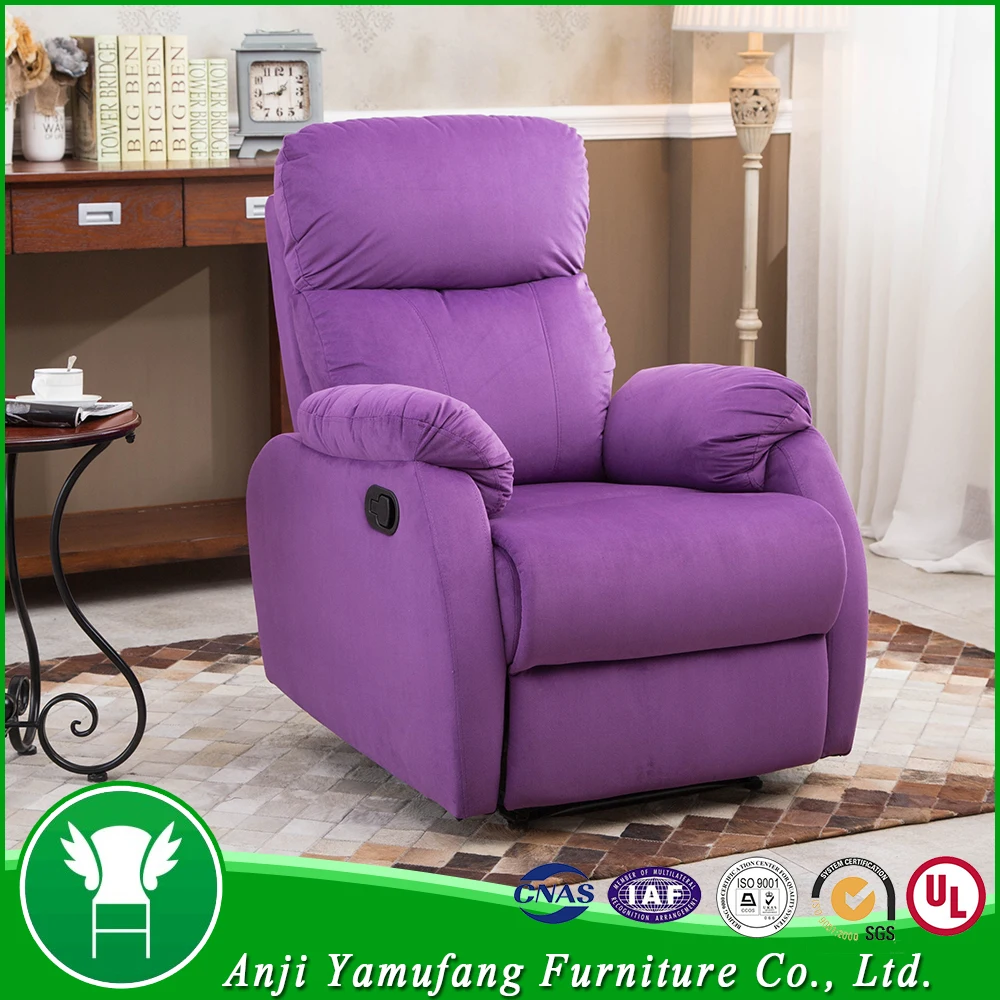 
Puff Leather Pink Sofa With Reclining Headrest 