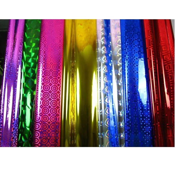 holographic/Laser film for lamination,printing,packing,Holographic gift wrapping paper