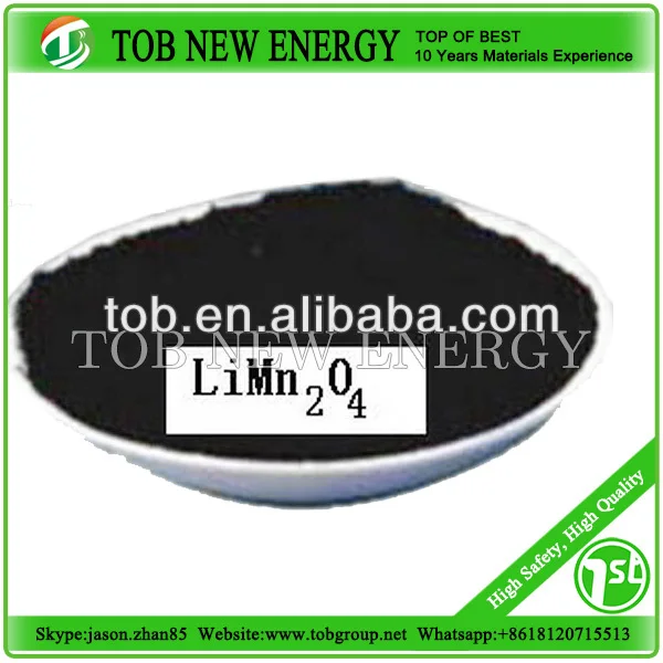 высокое качество дитий оксид марганца( limn2o4 порошок) для литий-ионный аккумулятор сырье mterial
