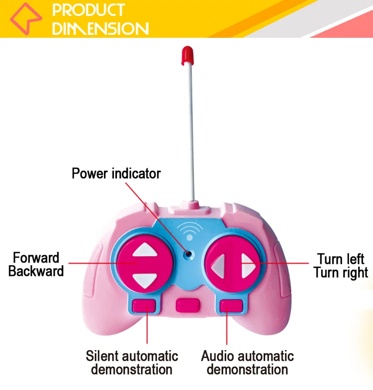 Pink walking puppy interactive toys plastic rc robot dog products