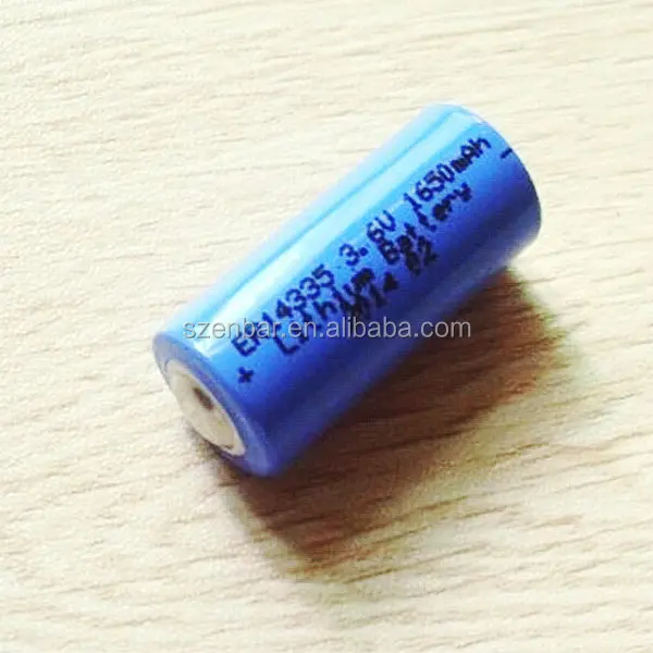 Enbar  Primary Lisoci2 Batteries ER14335 3.6v Size 2/3AA Primary Battery for Water Cooler Compressor