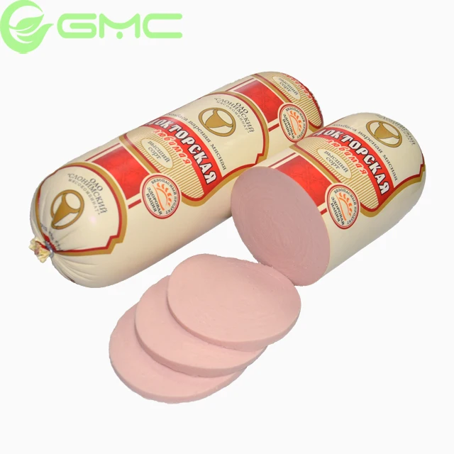 
High Barrier Plastic Sausage Casing Roll Film for Ham / Meat PVDC PA/PE food packing film 