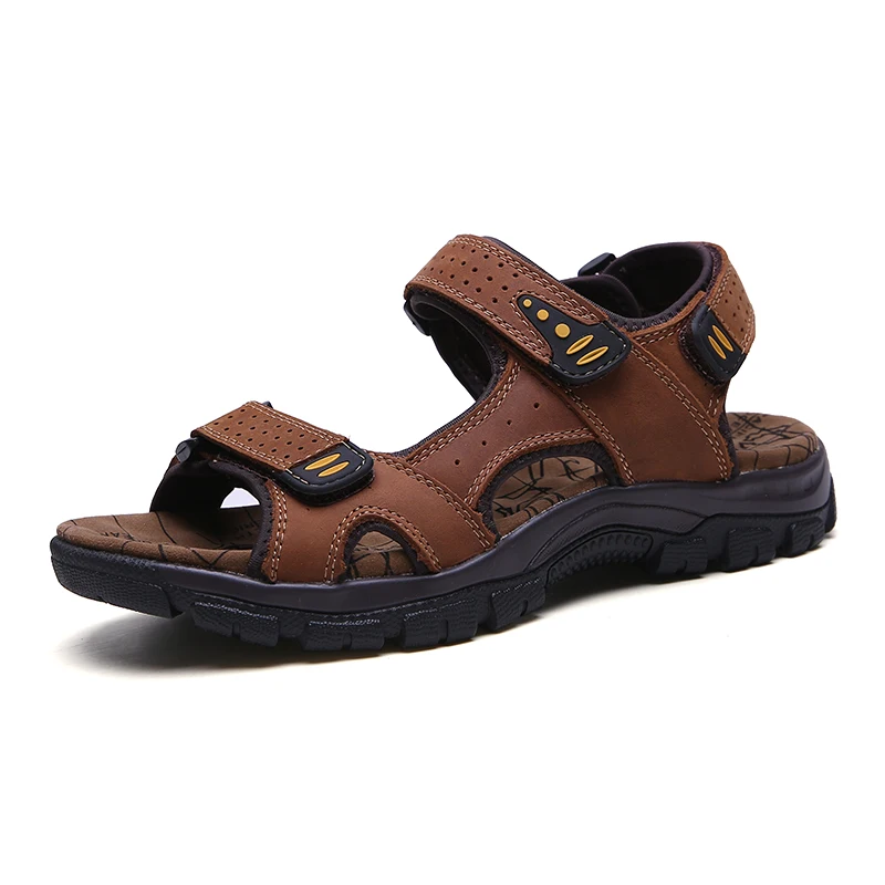 Best Selling Products 2019 Latest  Designs Italian Leather  Mens Sandals For Men