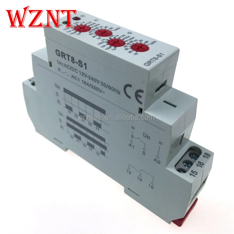 GRT8--S1 Asymmetric cycle timer relay