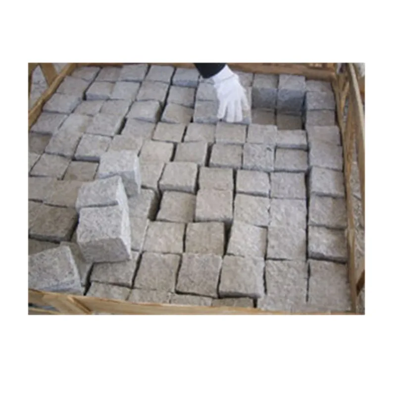 
Granite cubes paving stone square shape for street 
