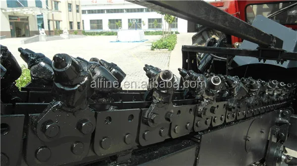 Best quality hard ground working asphalt trencher with bullet teeth.