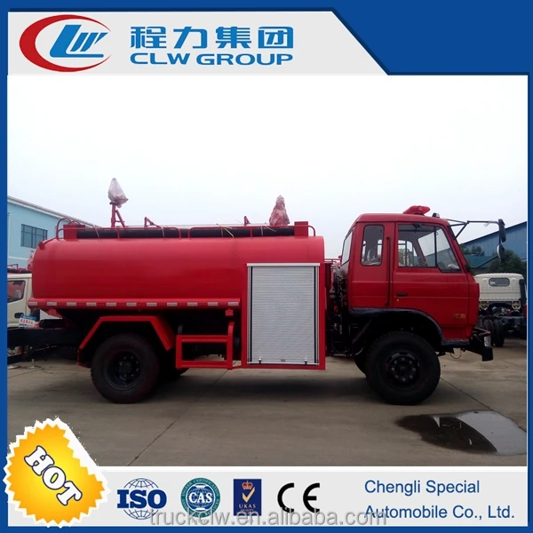 7885x2490x3400mm stainless steel water tank Dongfeng 5000Liters fire trucks for sale water tank fire fighting truck