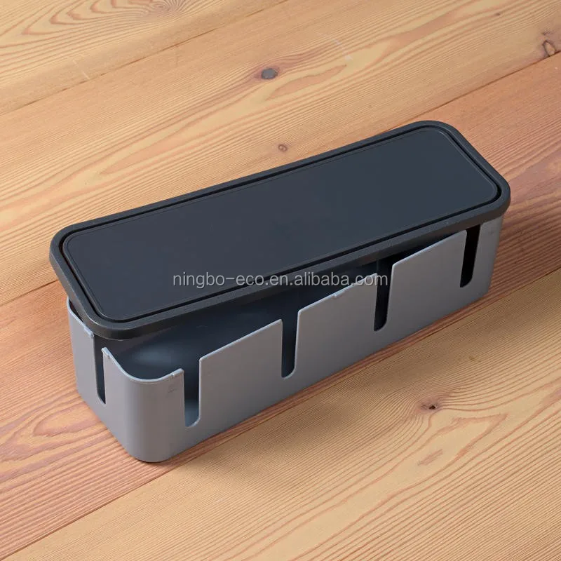 Hot Sale 9 Power Lines Plastic Electric Wire Cable Storage Box / Electric Box / Cable Organizer Box