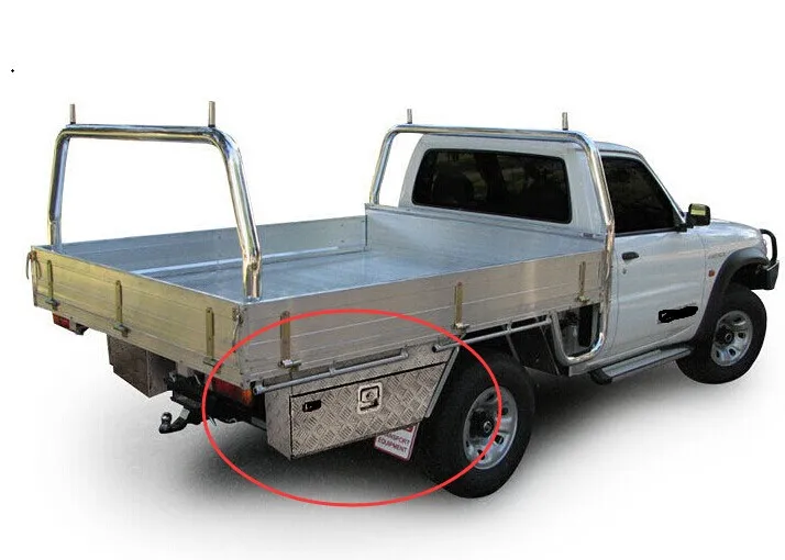 New Aluminum Truck Bed Drawer Slide Out Tool Box Storage Box