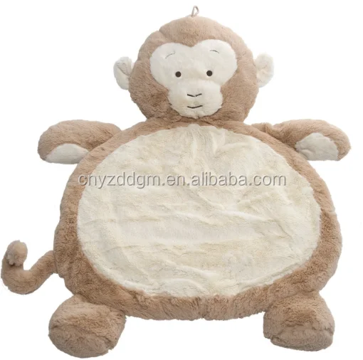 high quality elephant monkey animal shape plush baby gym floor mat/cow lion giraffe shape soft plush Baby Crawl Play Mat