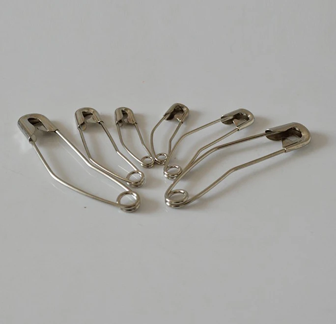 Curved Safety Pins Quilting Basting Pins with Plastic Cases