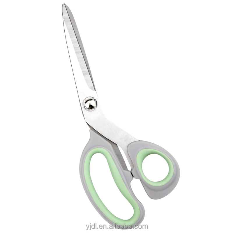 9 1/4 inch PP+TPR soft handle household and office tailor scissors